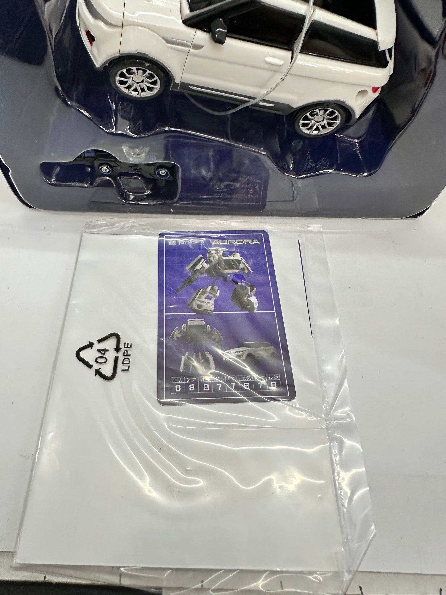 Toyworld Throttlebots TW-T02 Aurora Transforming Figure