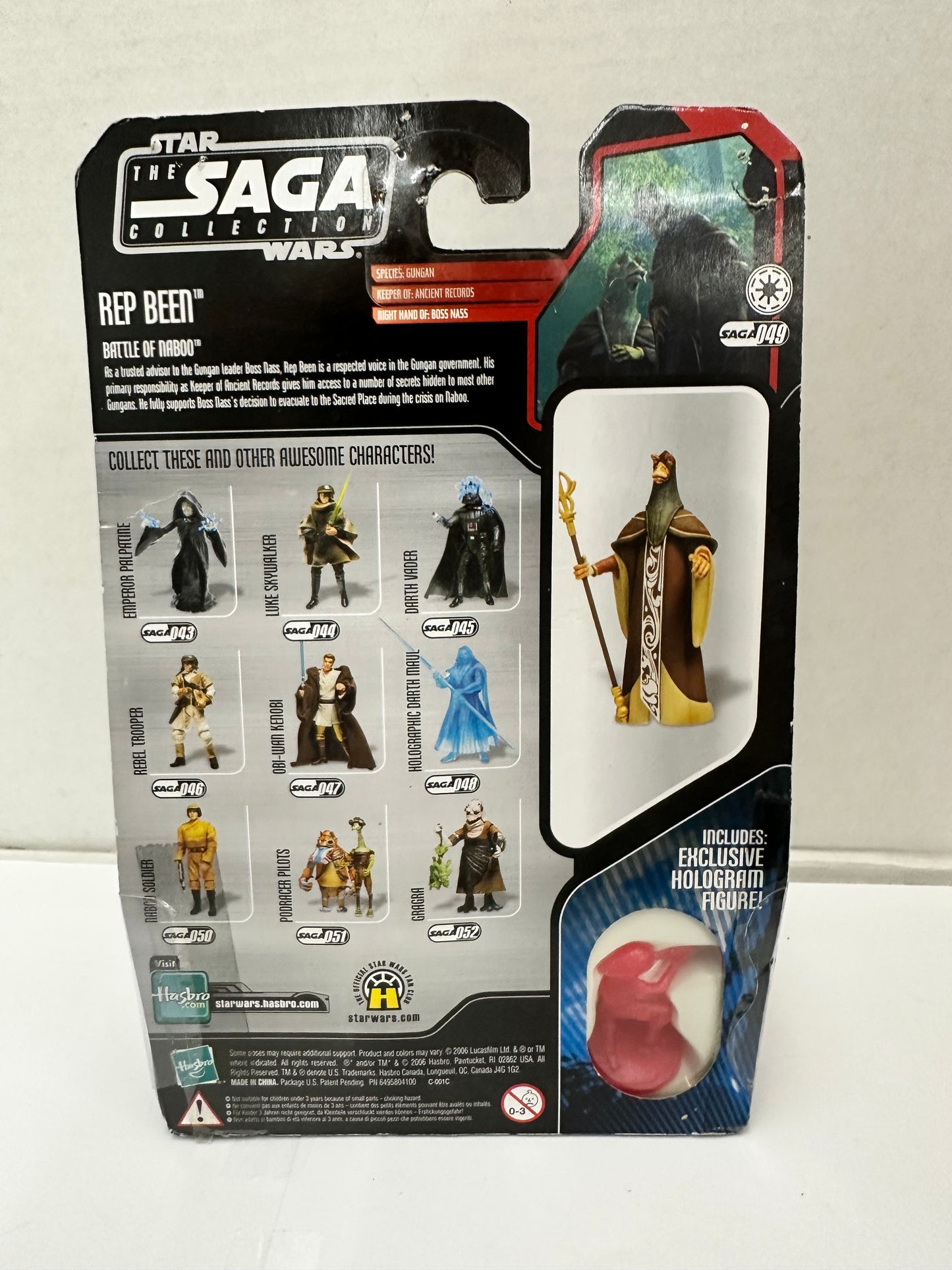 Star Wars Saga Collection #049 Rep Been 3.75" Figure Hasbro 2006 New