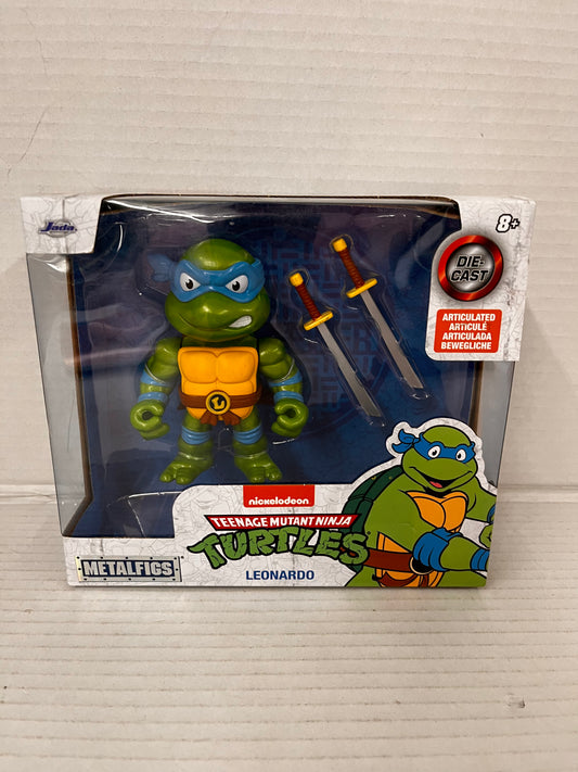 Jada Toys - 4 Metals TMNT - Leonardo Figure with Accessories Figure