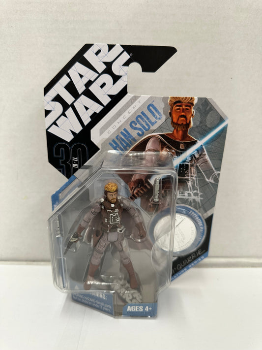 2007 Star Wars HAN SOLO Ralph McQuarrie Concept Art Figure 30TH ANNIVERSARY New