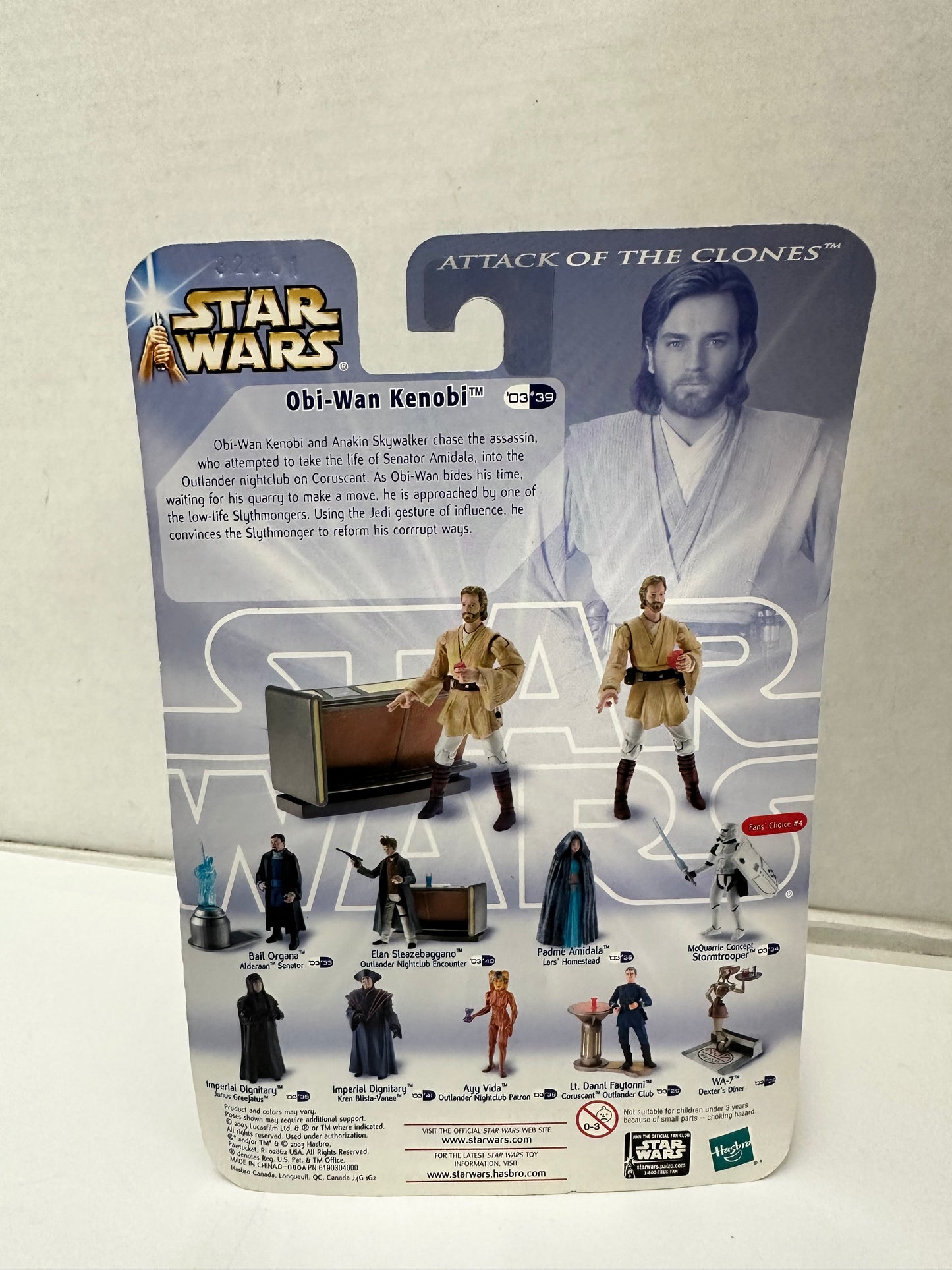 Star Wars Attack Of The Clones Obi-Wan Kenobi Outlander Nightclub Encounter New