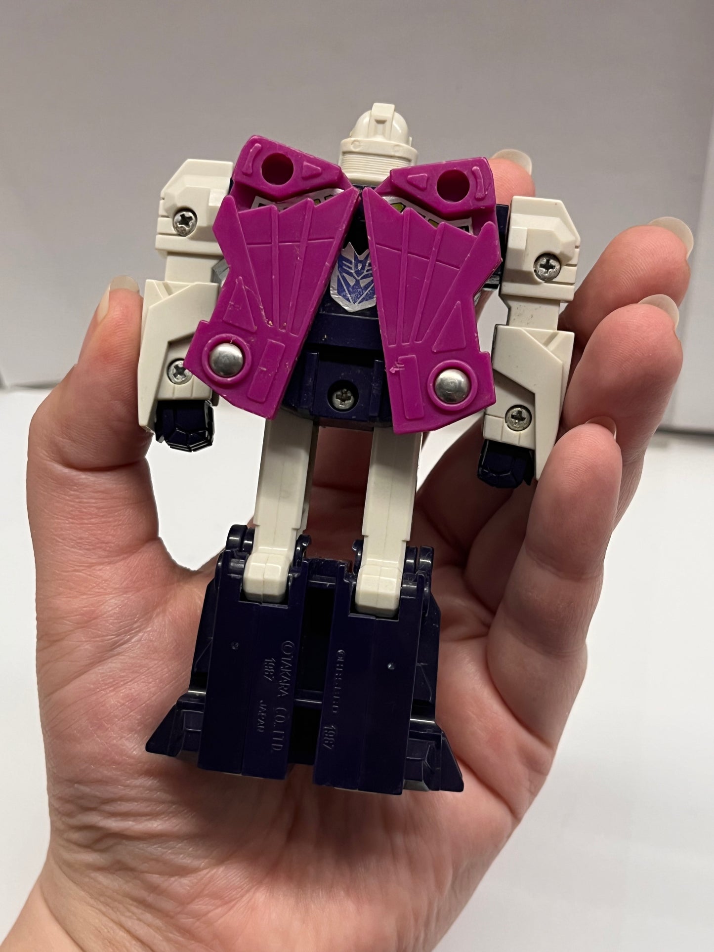 Vintage 1987 Transformers G1 Decepticon Wingspan Clone with wings incomplete