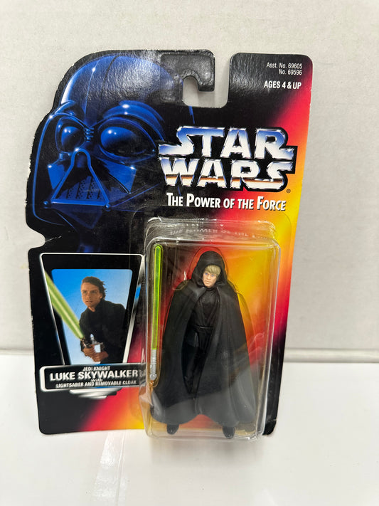 Star Wars Power Of The Force Luke Jedi Knight 3.75" Action Figure 1996 Hasbro