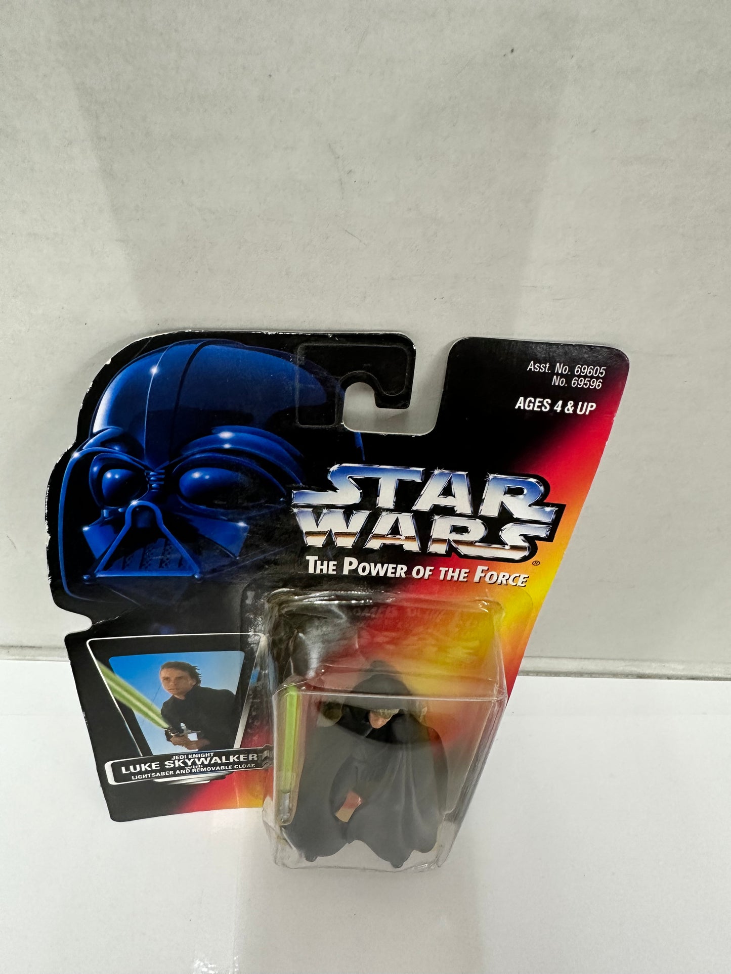 Star Wars Power Of The Force Luke Jedi Knight 3.75" Action Figure 1996 Hasbro