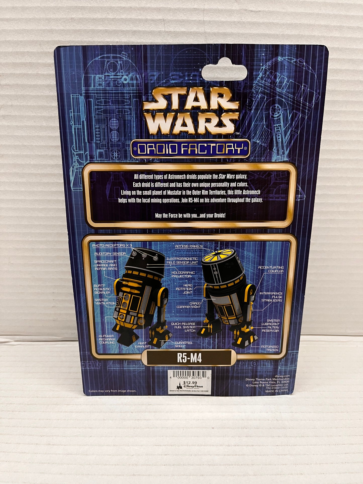 Disney Parks Star Wars Day May The 4th Be With You Droid Factory R5-M4