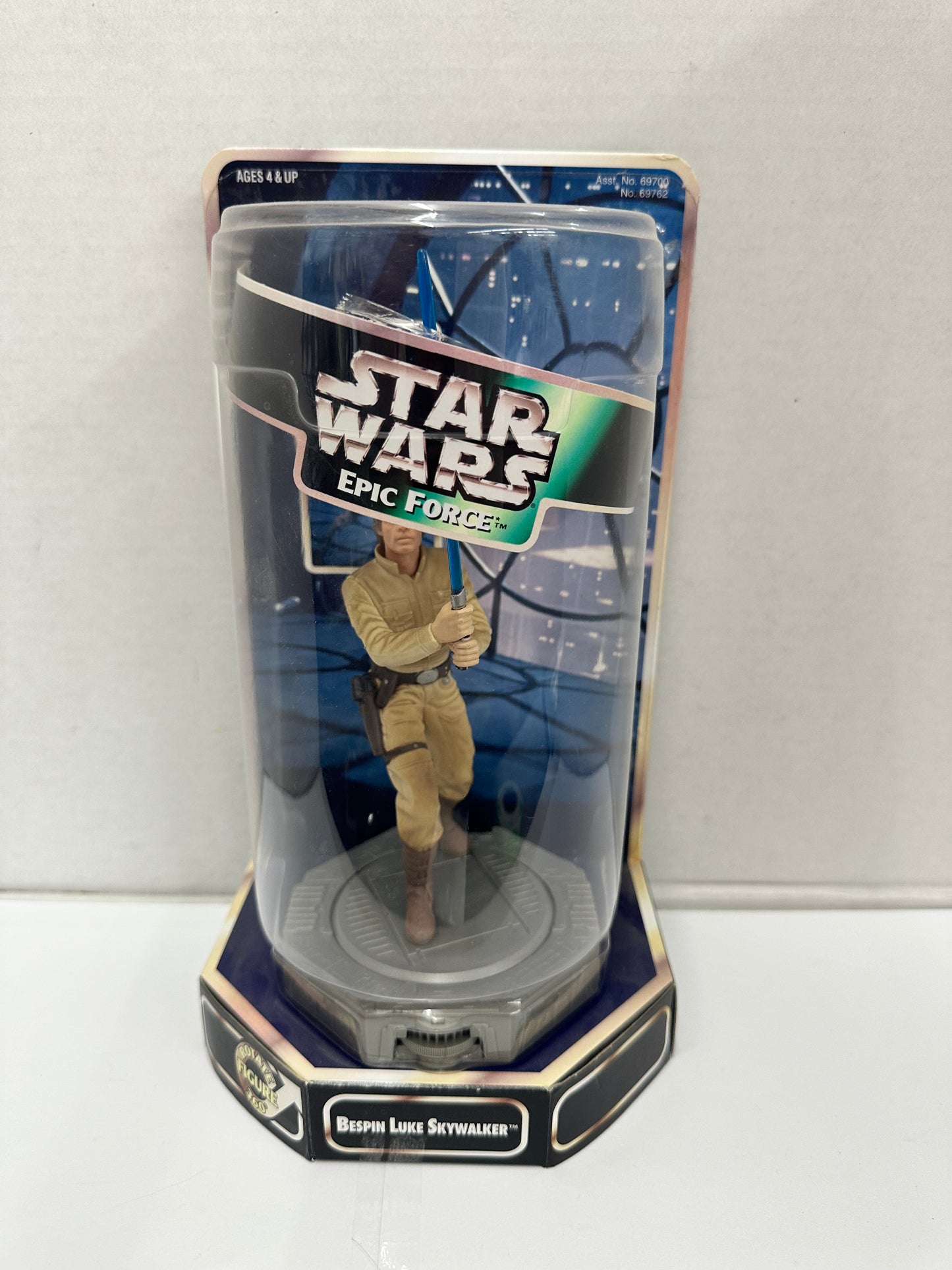 Star Wars Epic Force Bespin Luke Skywalker Rotating Figure 360 Hasbro 1997 New