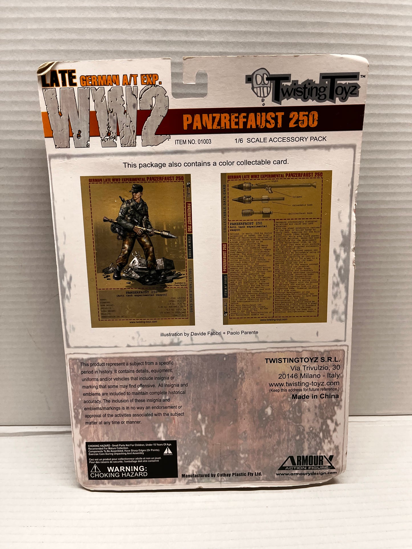 Twisting Toyz WW2 Panzrefaust 250 1/6 Scale Accessory Pack 01003
