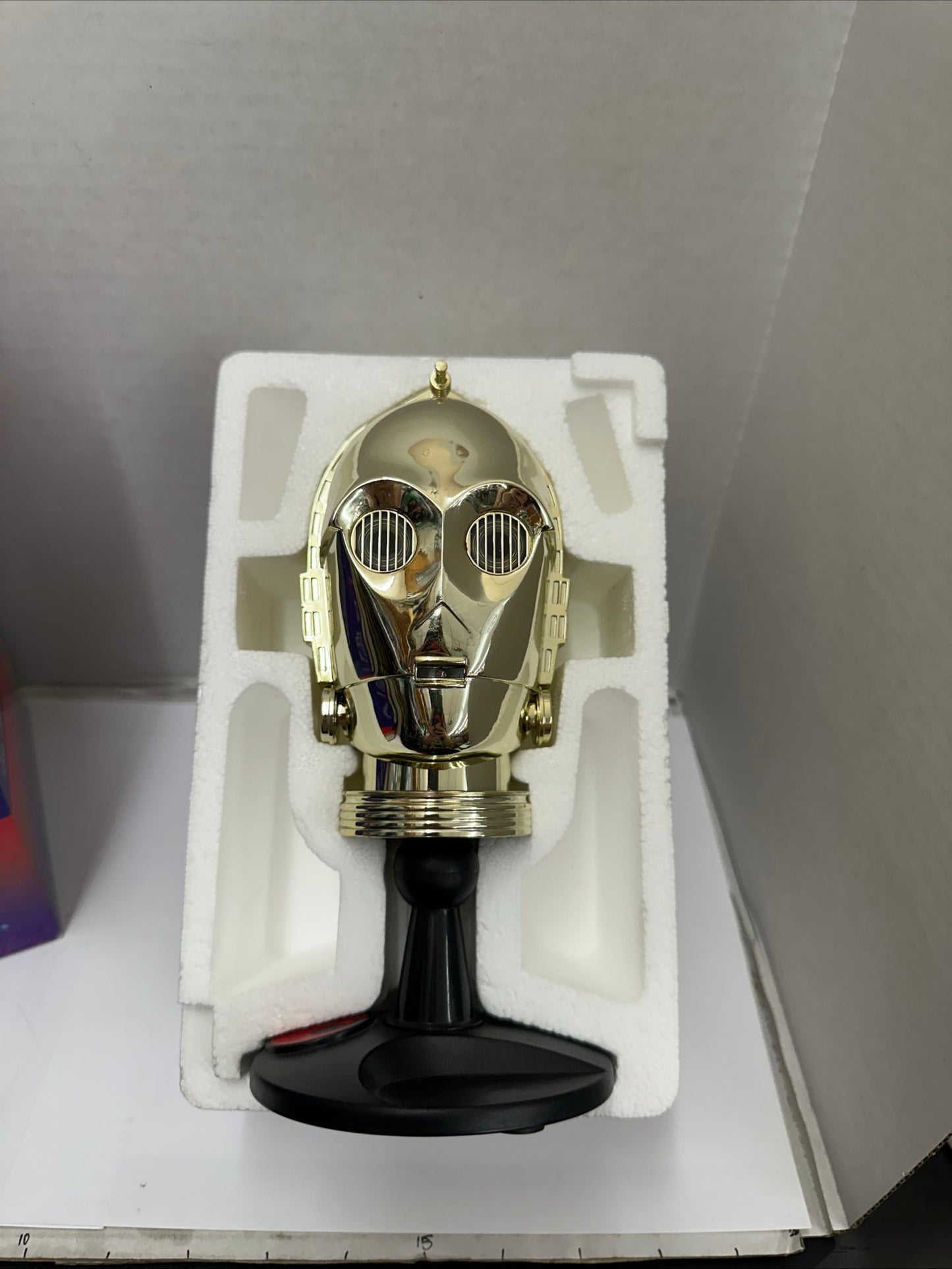 1997 Riddell Star Wars See-Threepio C-3PO Miniature Motion Sensor Helmet