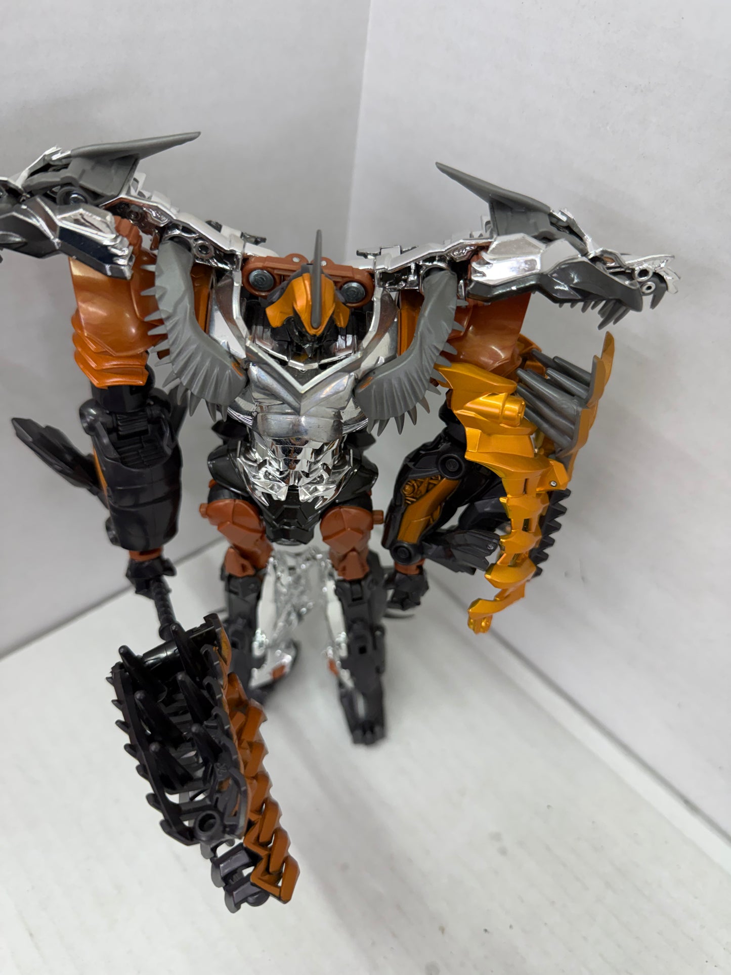 Hasbro Transformers Age Of Extinction Leader Class Grimlock Figure Complete #1
