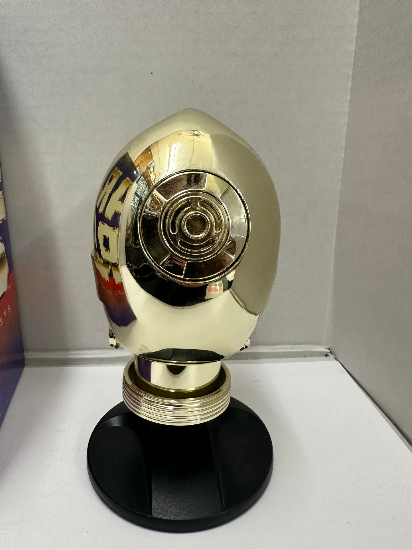 1997 Riddell Star Wars See-Threepio C-3PO Miniature Motion Sensor Helmet