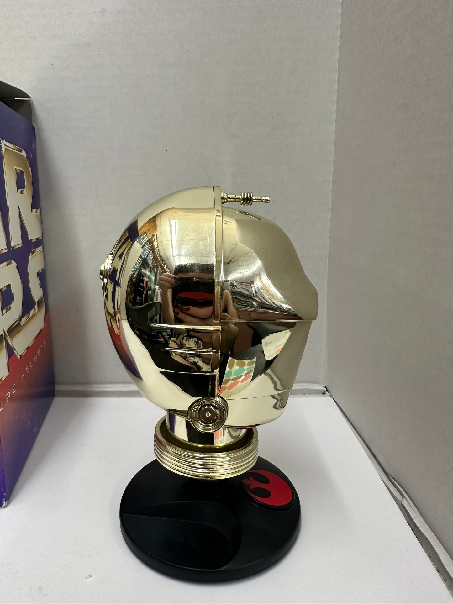 1997 Riddell Star Wars See-Threepio C-3PO Miniature Motion Sensor Helmet