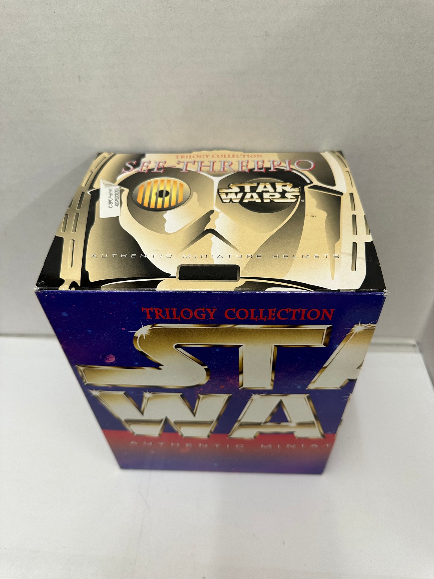 1997 Riddell Star Wars See-Threepio C-3PO Miniature Motion Sensor Helmet