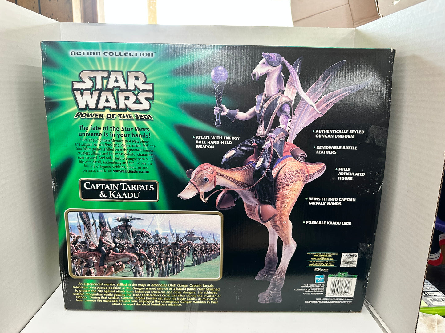 Star Wars Captain Tarpals & Kaadu 12” Figure  2000 POTJ