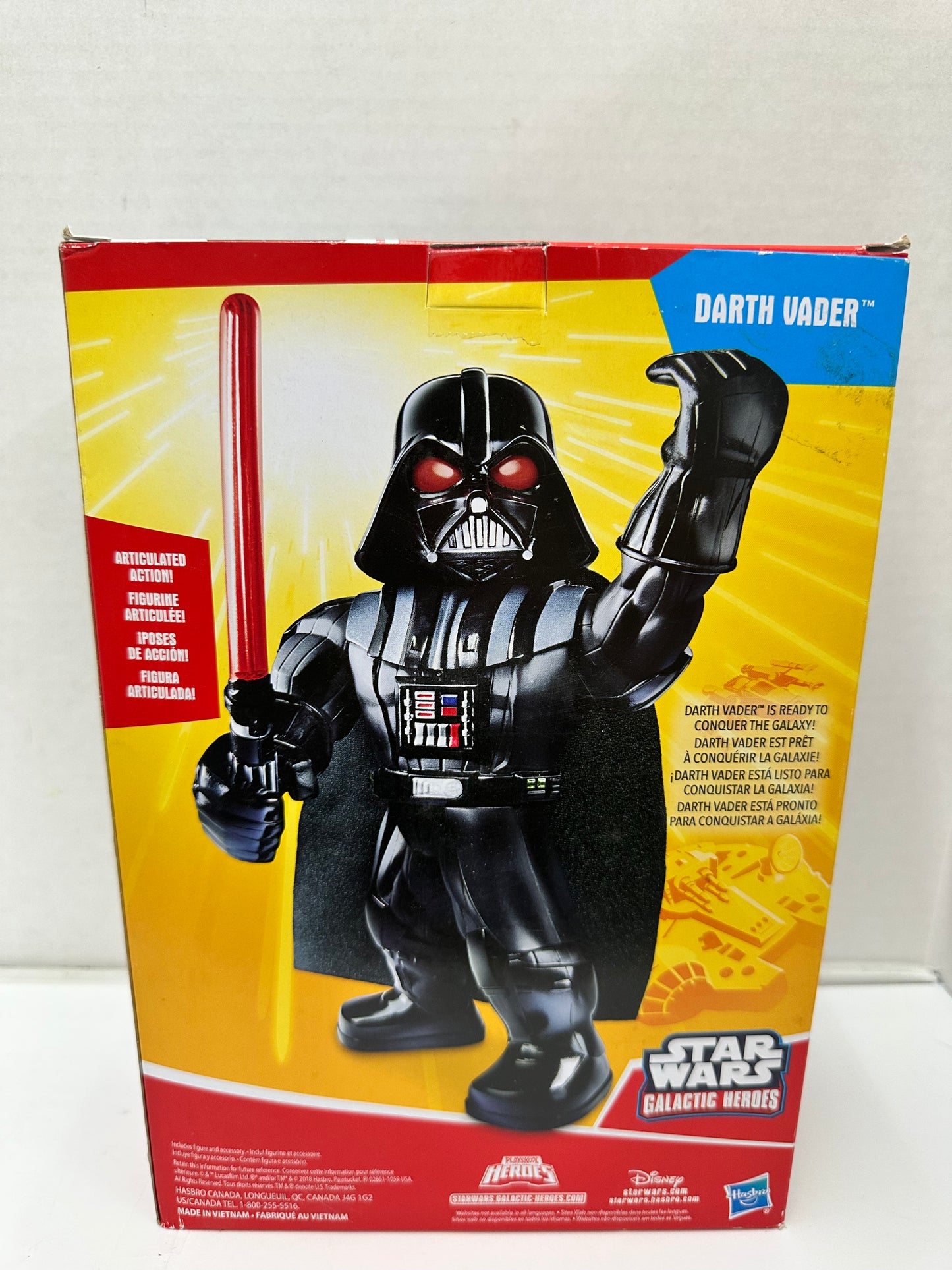 Disney STAR WARS Galactic Heroes Mega Mighties DARTH VADER 10" Figure NEW Hasbro
