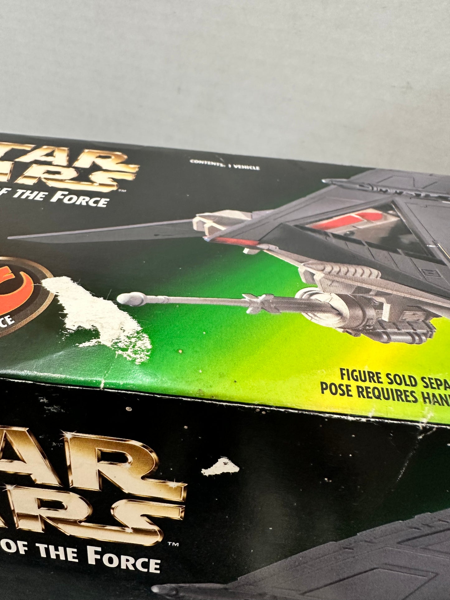 Vintage Star Wars Power Of The Force Luke's T-16 Skyhopper Rebel Alliance Kenner