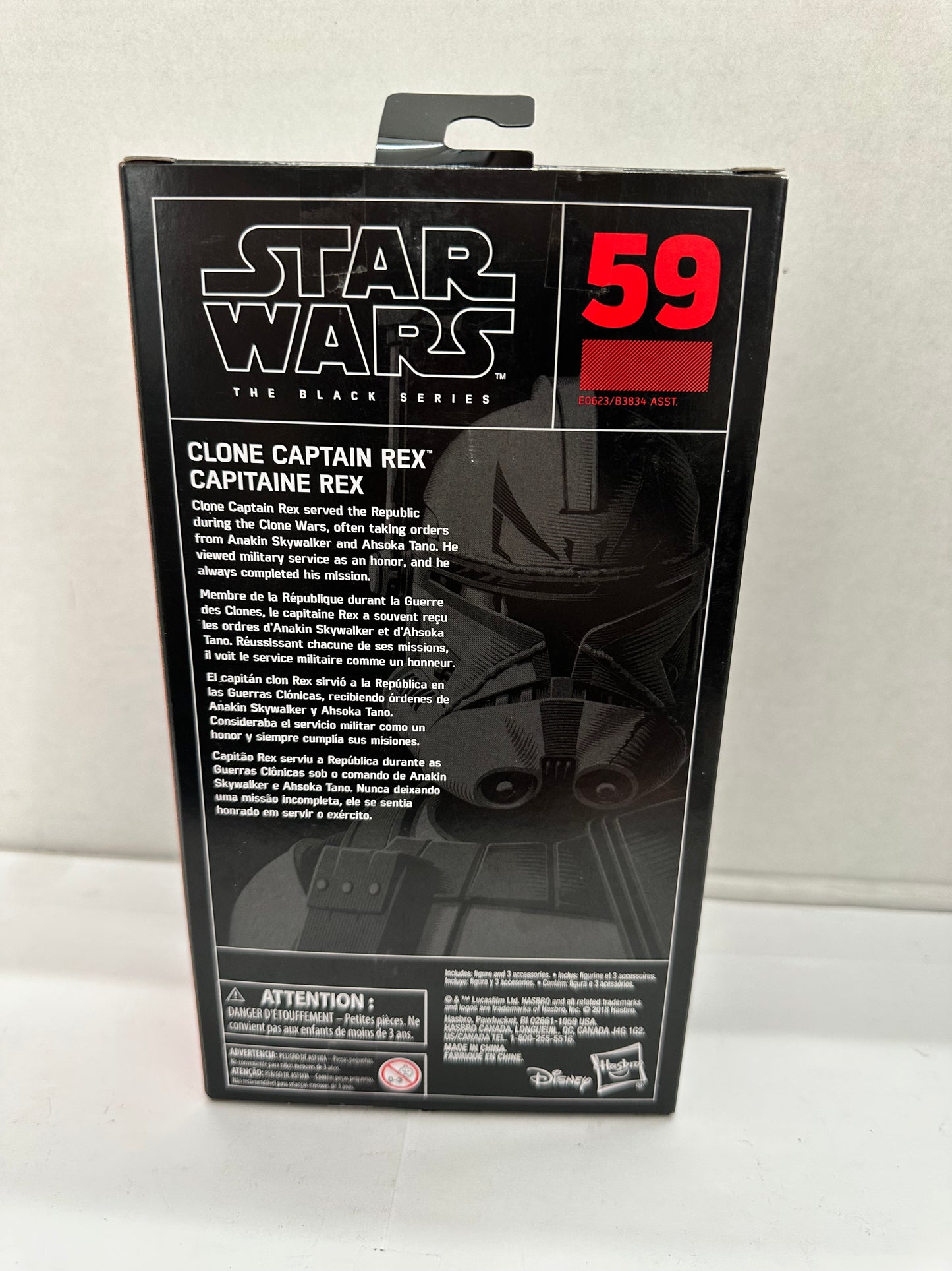 Star Wars The Black Series Clone Captain Rex Action Figure #59