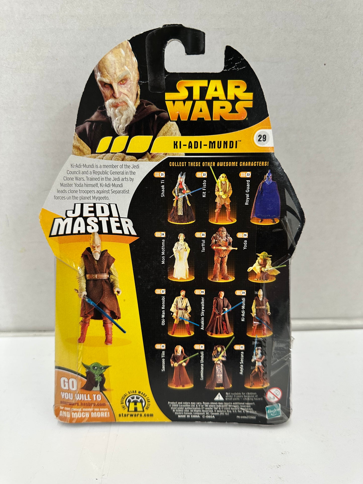 Hasbro Star Wars Revenge of the Sith Jedi Master Ki-Adi-Mundi Action Figure #29