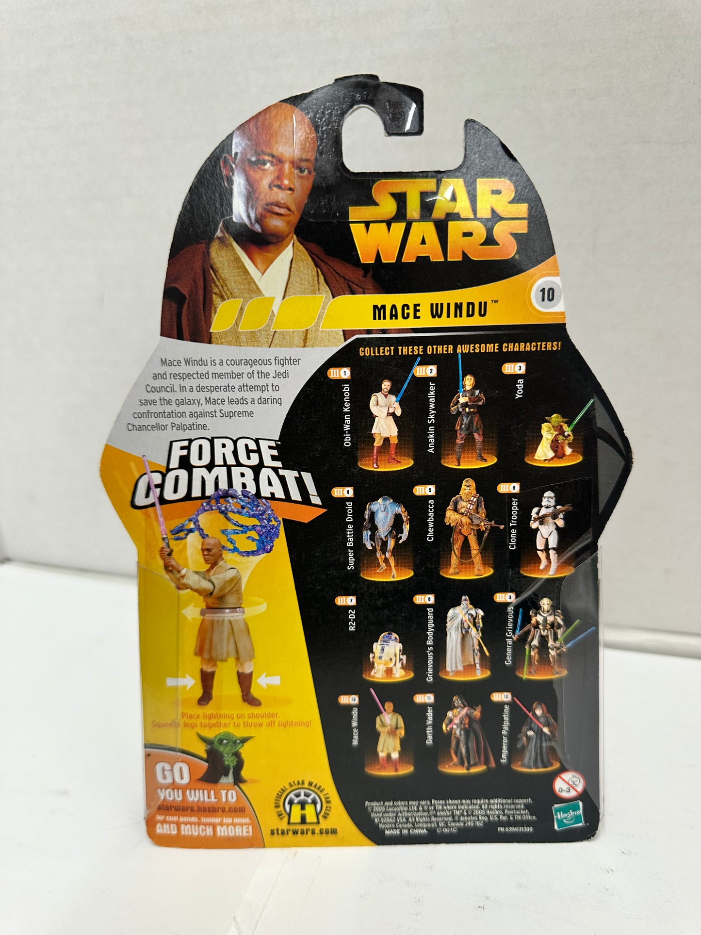Mace Windu Star Wars Revenge of the Sith #10 action figure Brand New In Box