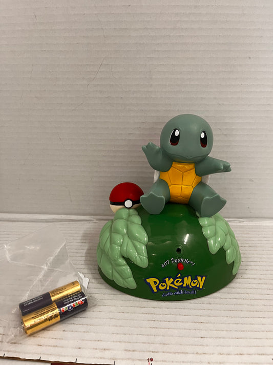 WORKING Vntg 1999 Pokemon Room Greeter Talking Squirtle Trendmasters Pokemon Toy