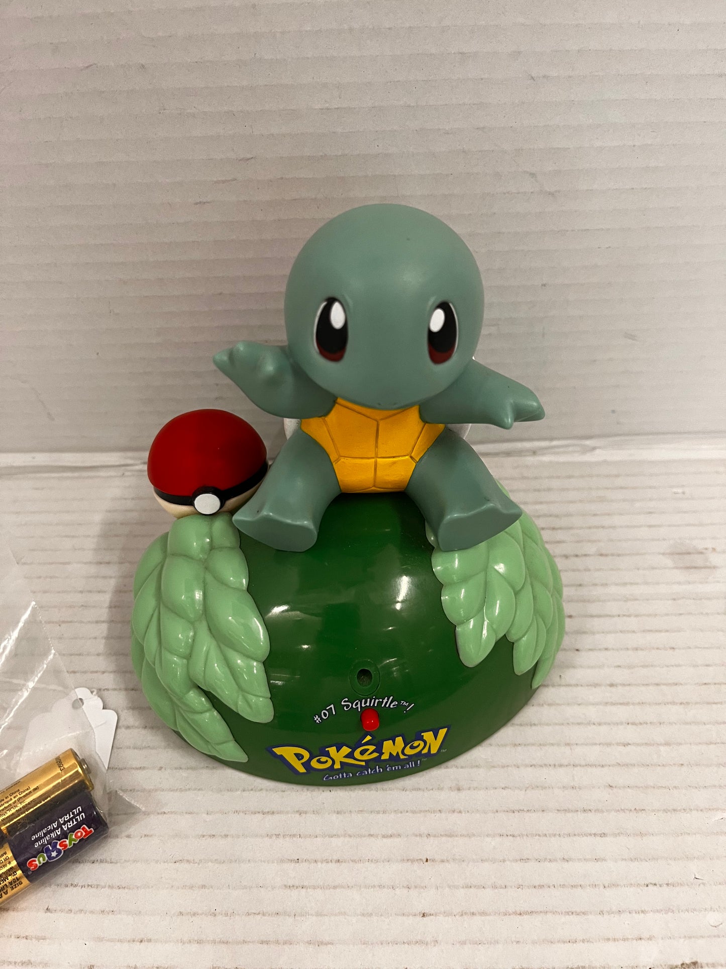 WORKING Vntg 1999 Pokemon Room Greeter Talking Squirtle Trendmasters Pokemon Toy