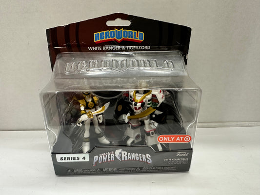 Funko Hero World - Power Rangers [Series 4] - White Ranger & Tigerzord - Target