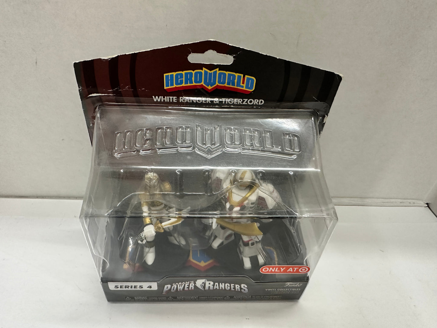 Funko Hero World - Power Rangers [Series 4] - White Ranger & Tigerzord - Target