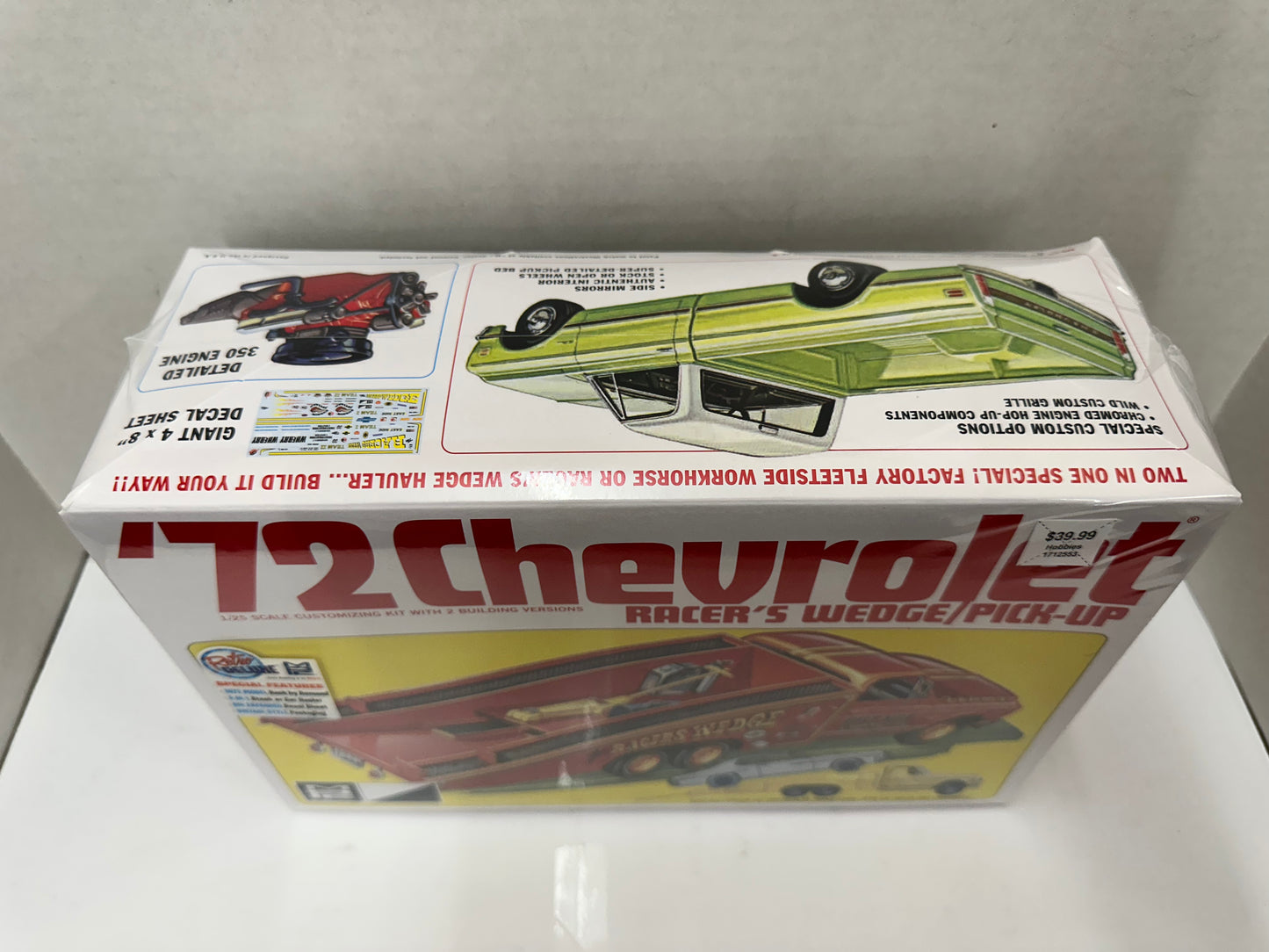 MPC 1:25 Scale 1972 Chevrolet Racer's Wedge/ Pickup Truck Sealed Model Kit
