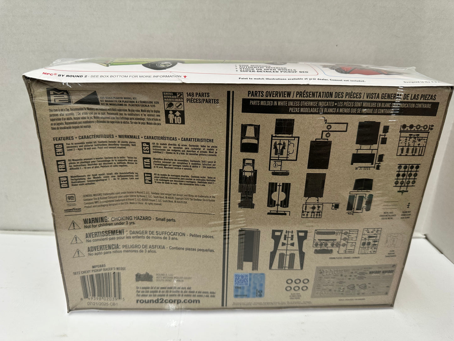 MPC 1:25 Scale 1972 Chevrolet Racer's Wedge/ Pickup Truck Sealed Model Kit