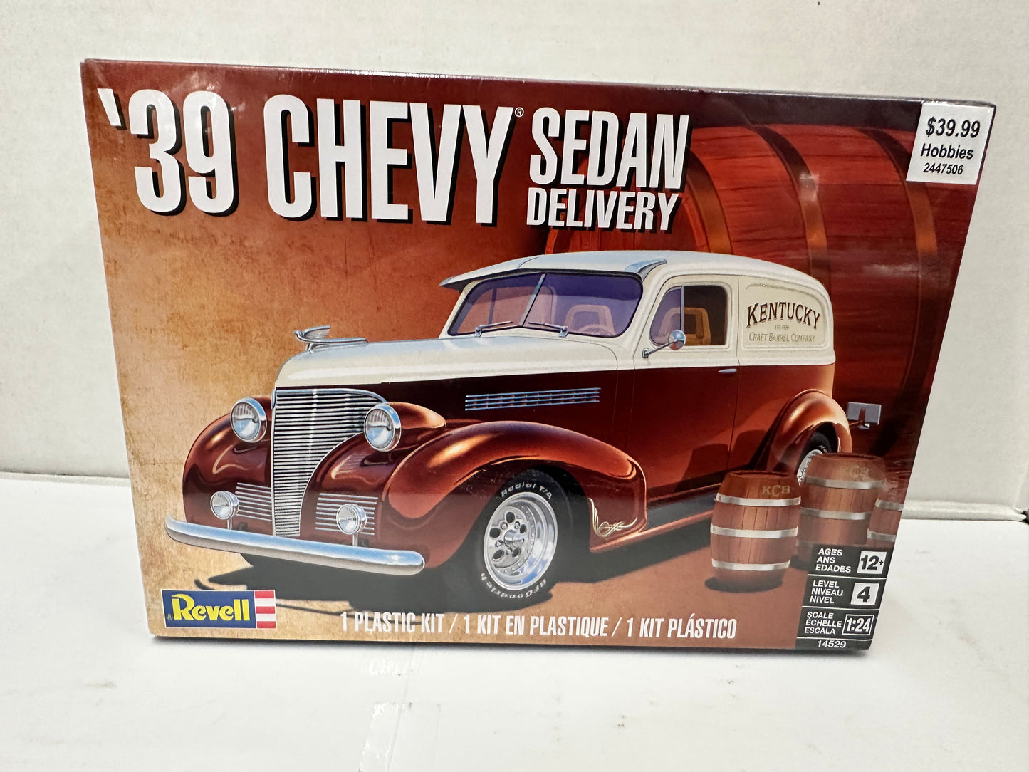 Revell 14529 1/24 39 Chevy Sedan Delivery Plastic Model Kit ~ Sealed Box
