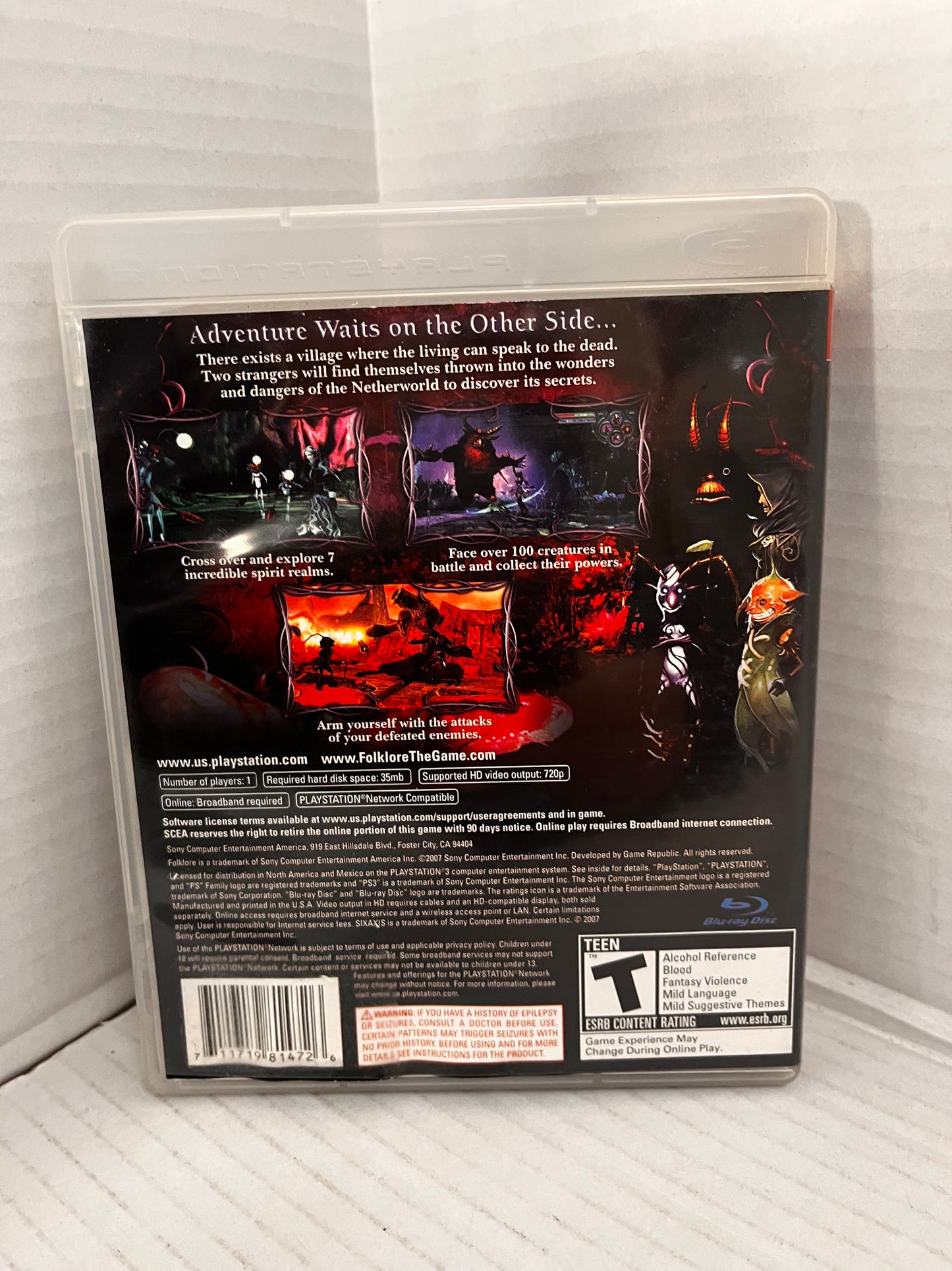 Folklore (Sony PlayStation 3 PS3) CIB Complete