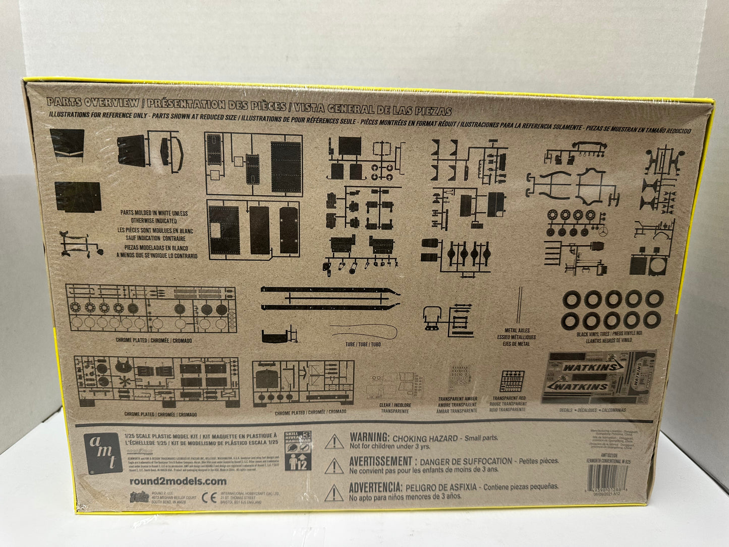 AMT 1/25 Kenworth Conventional W-925 Model Kit