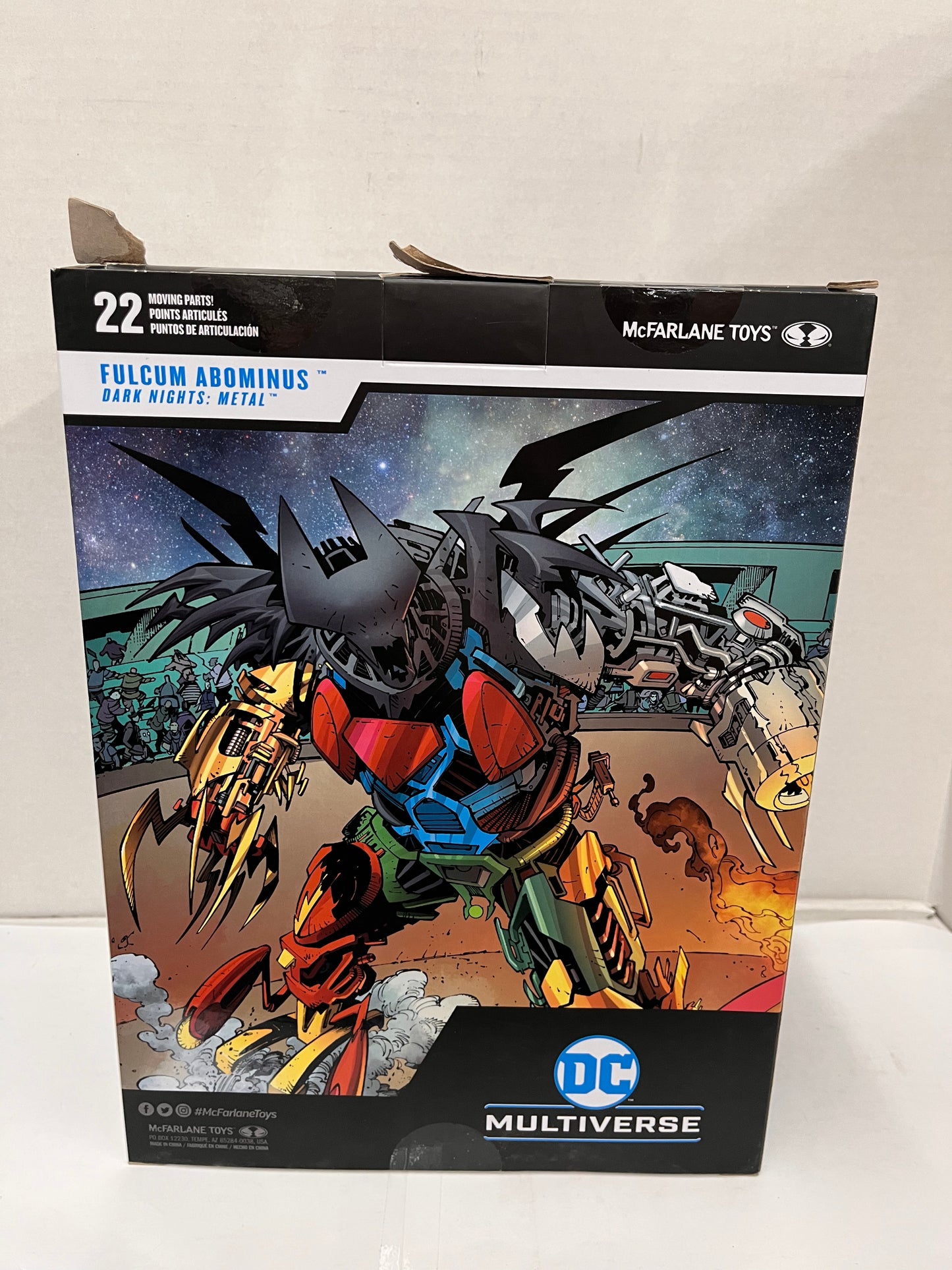 Fulcum Abominus DC Multiverse McFarlane Dark Nights Metal Box Damage