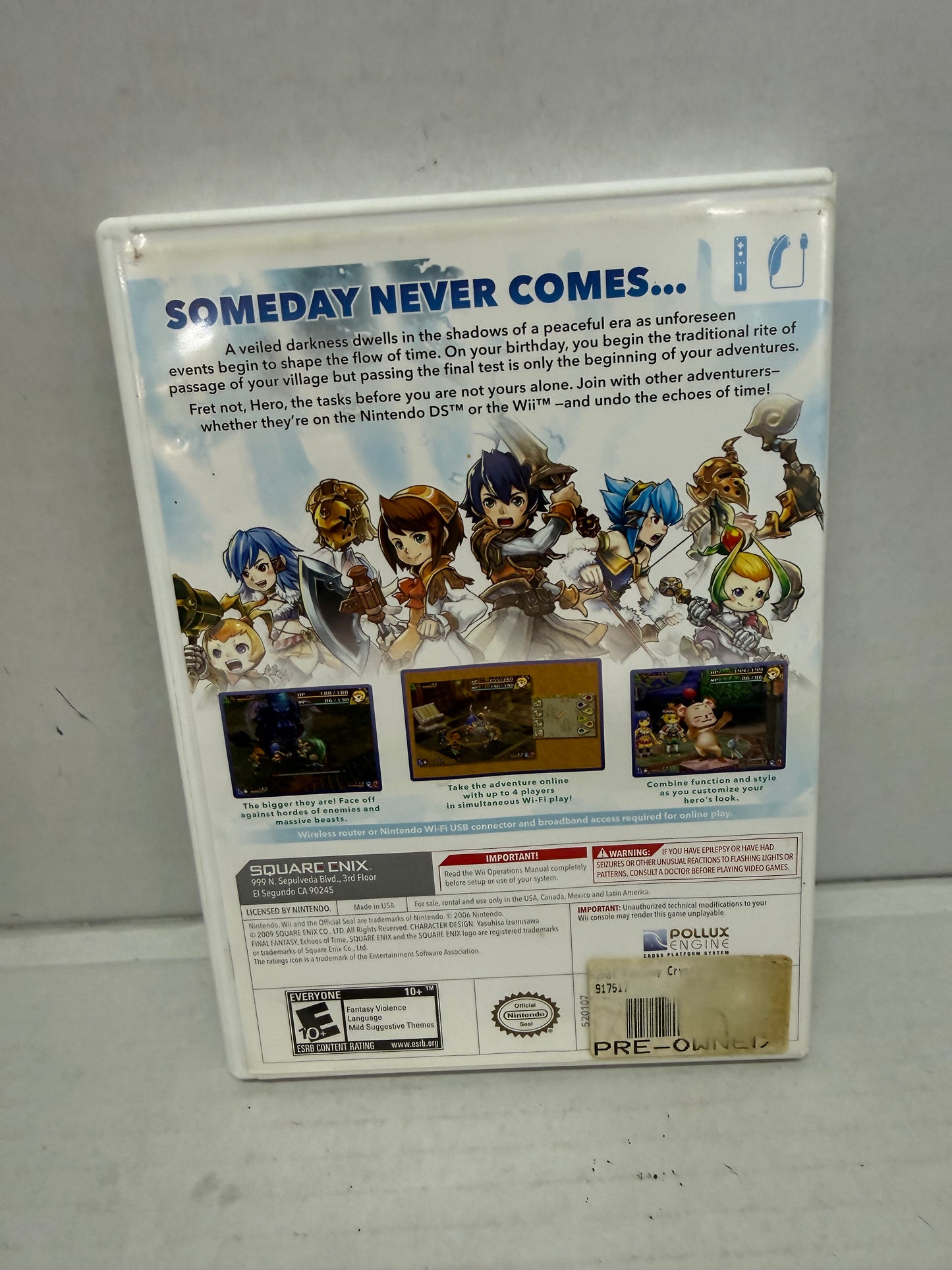 Final Fantasy Crystal Chronicles: Echoes of Time (Nintendo Wii, 2009)