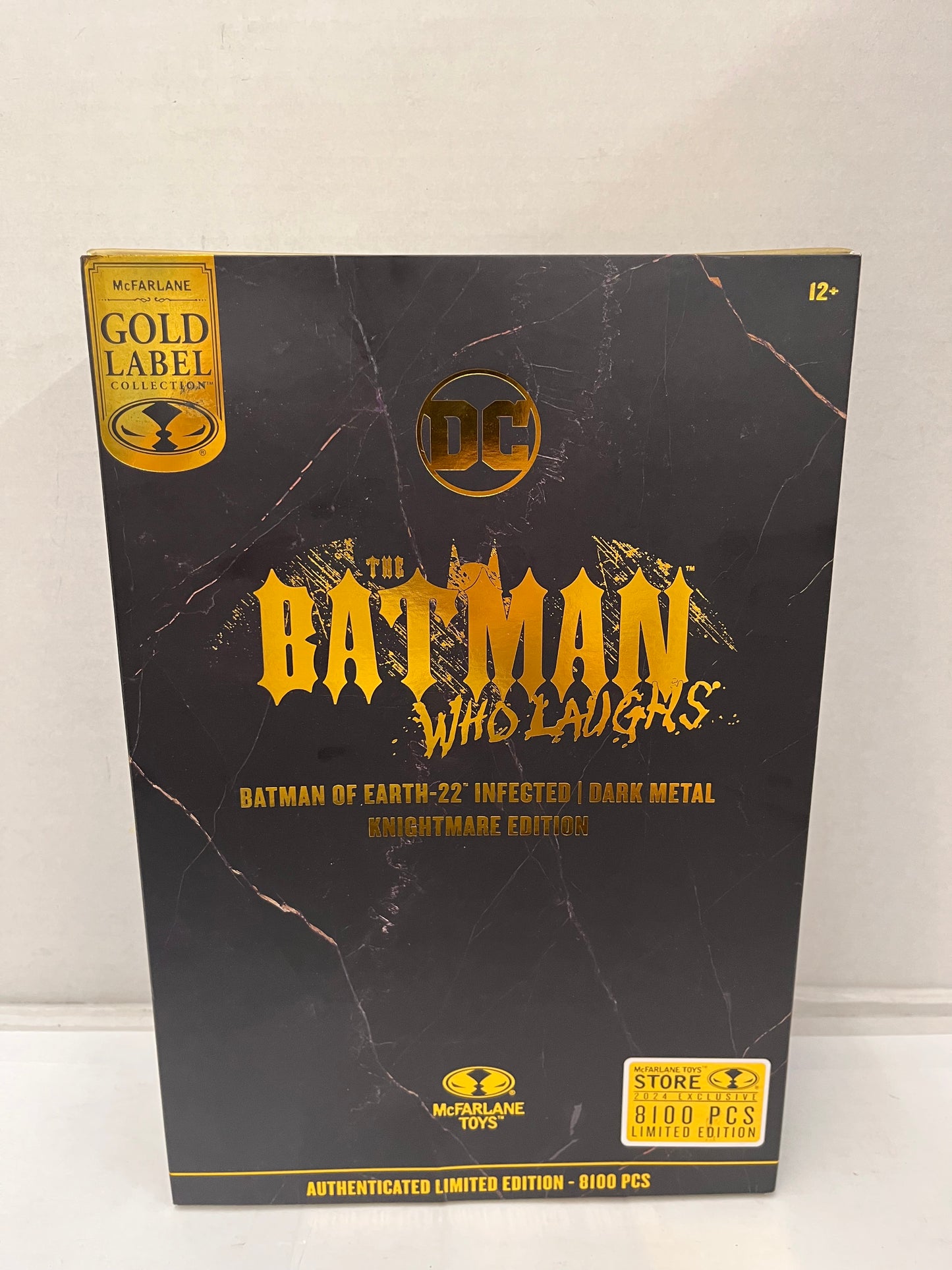 Mcfarlane Batman of Earth-22 Infected Dark Metal Knightmare Edition Gold Label