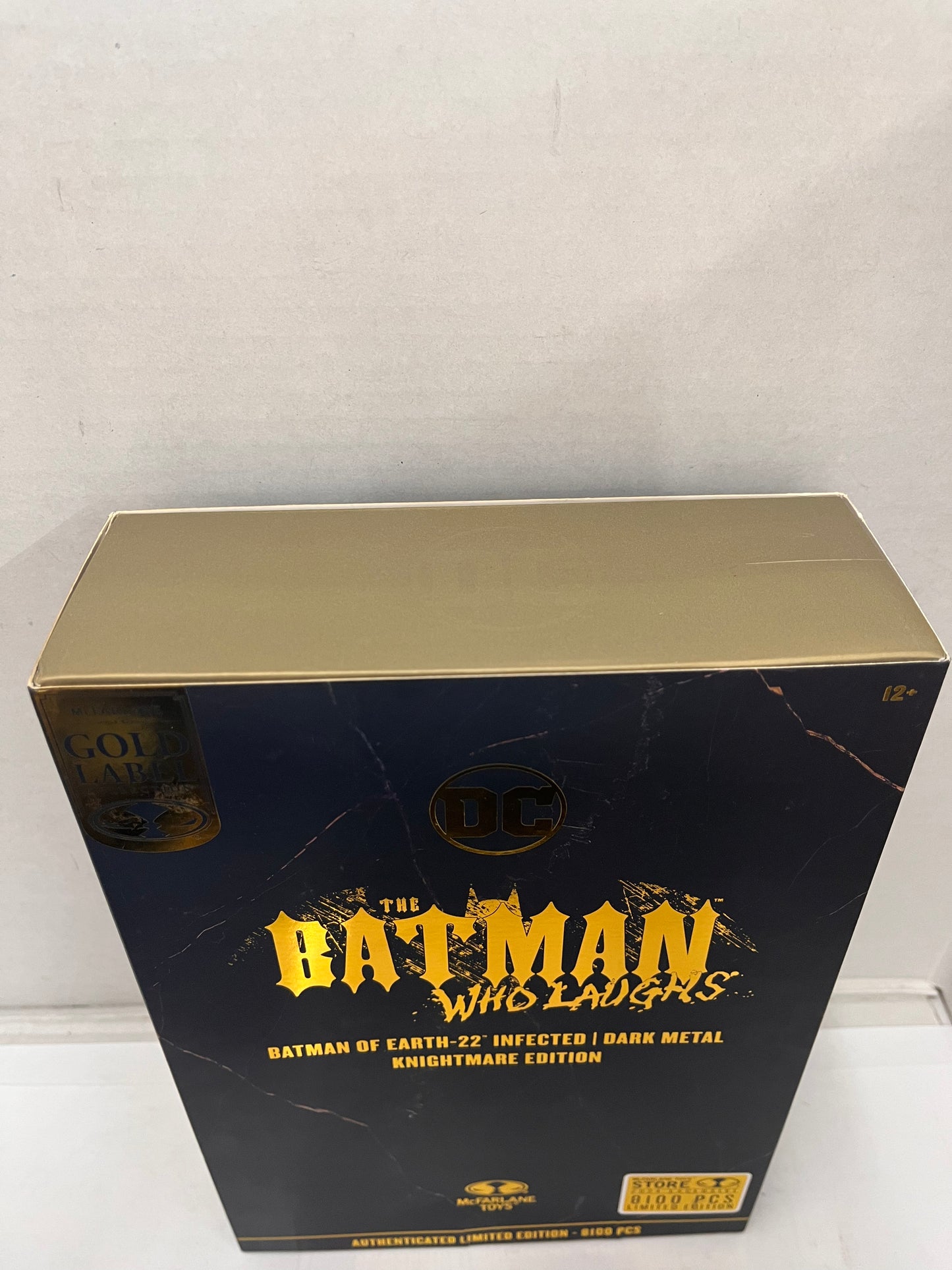 Mcfarlane Batman of Earth-22 Infected Dark Metal Knightmare Edition Gold Label