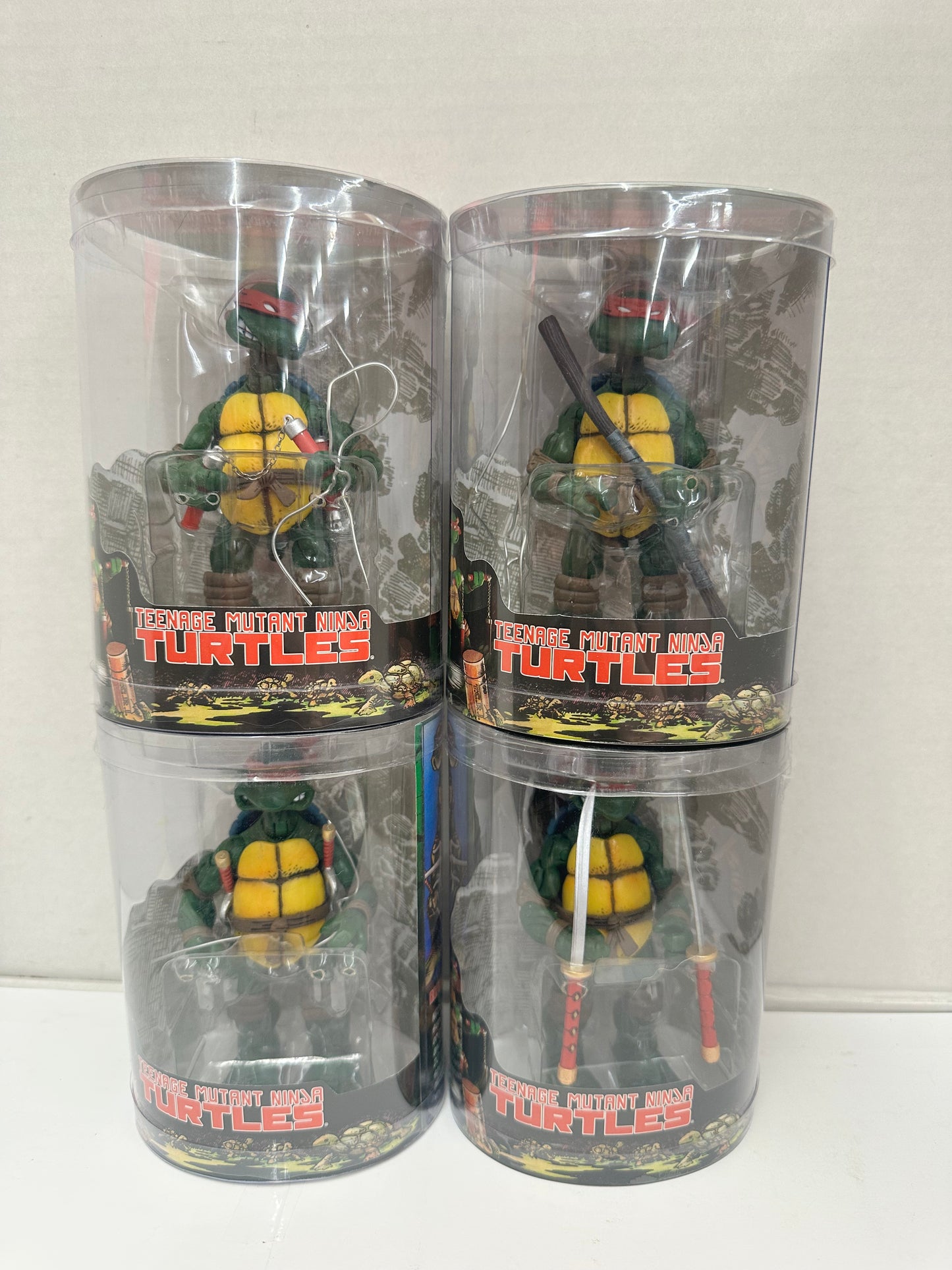 NECA KO TMNT Figures Set Ralpael Leonardo Donatello Michelangelo Lot