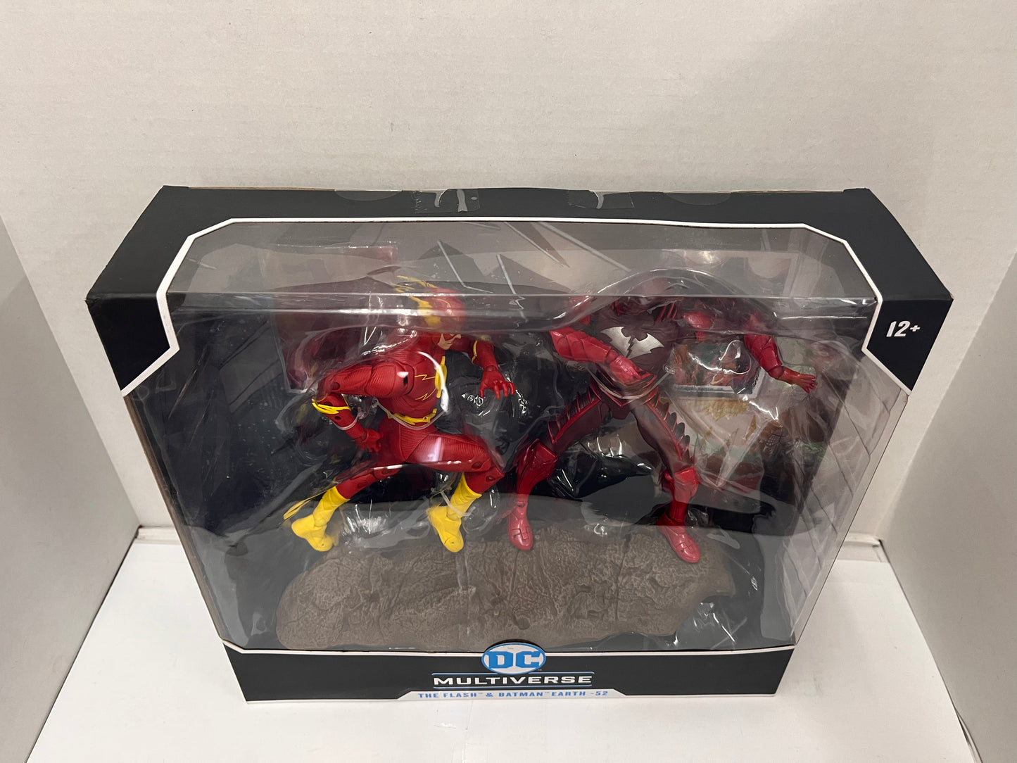 McFarlane DC Multiverse FLASH & BATMAN EARTH-52 RED DEATH 2-Pack Figure Box NEW