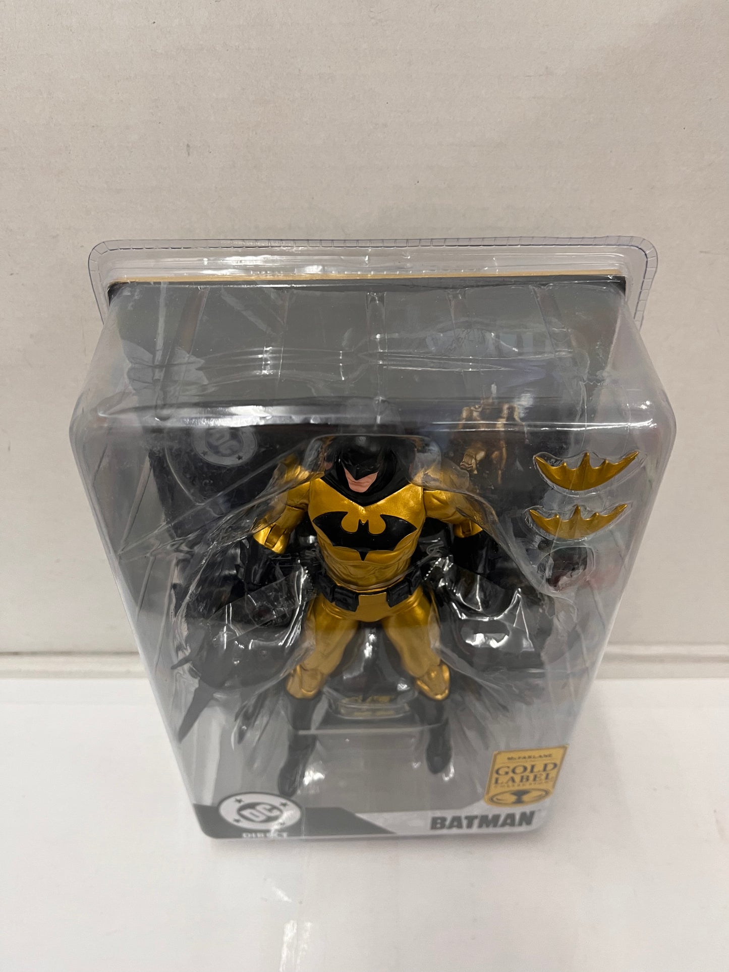 McFarlane Toys Gold Batman Action Figure Gold Label