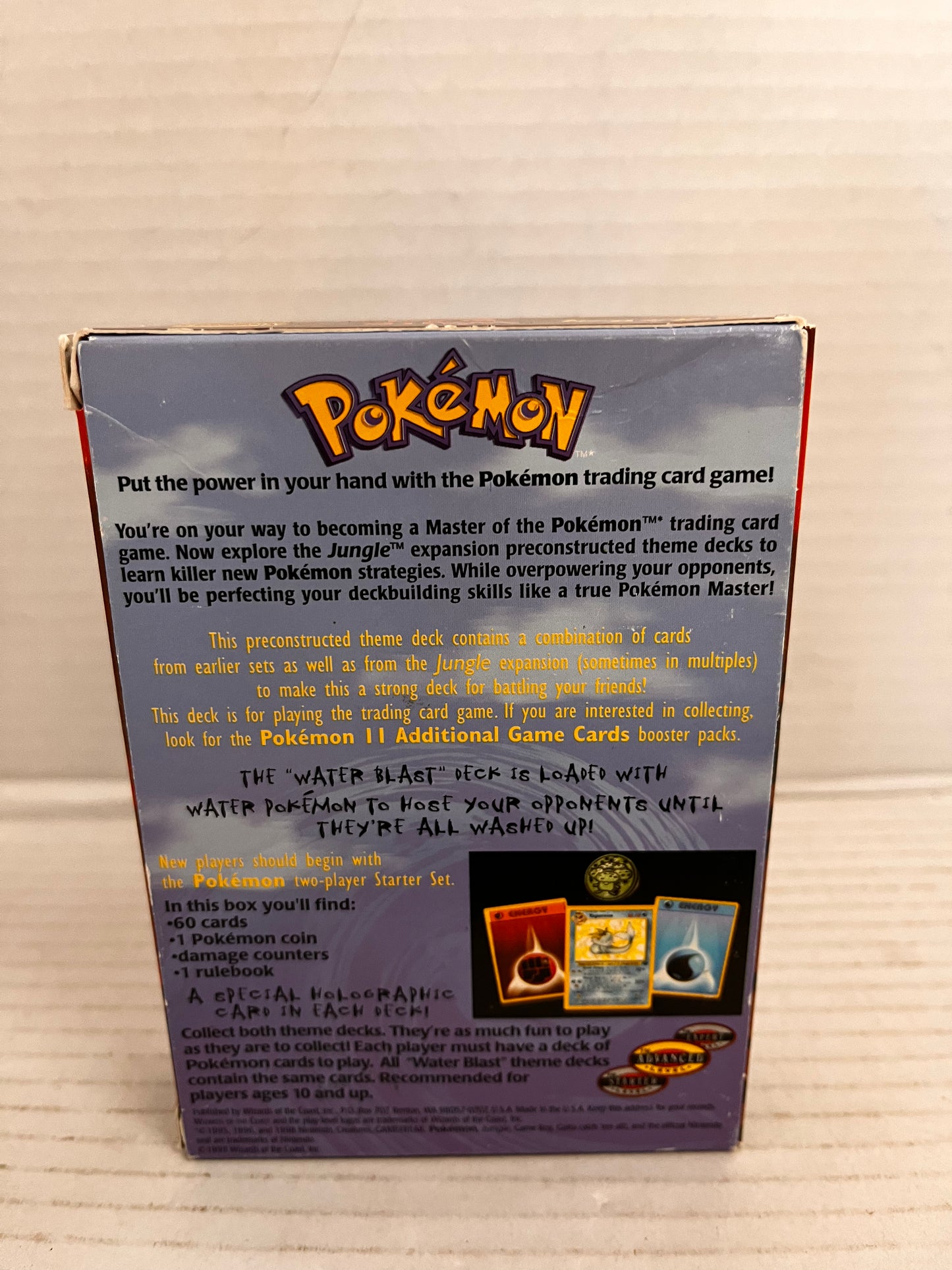Pokémon 1999 Gift Set Water Blast Deck Jungle