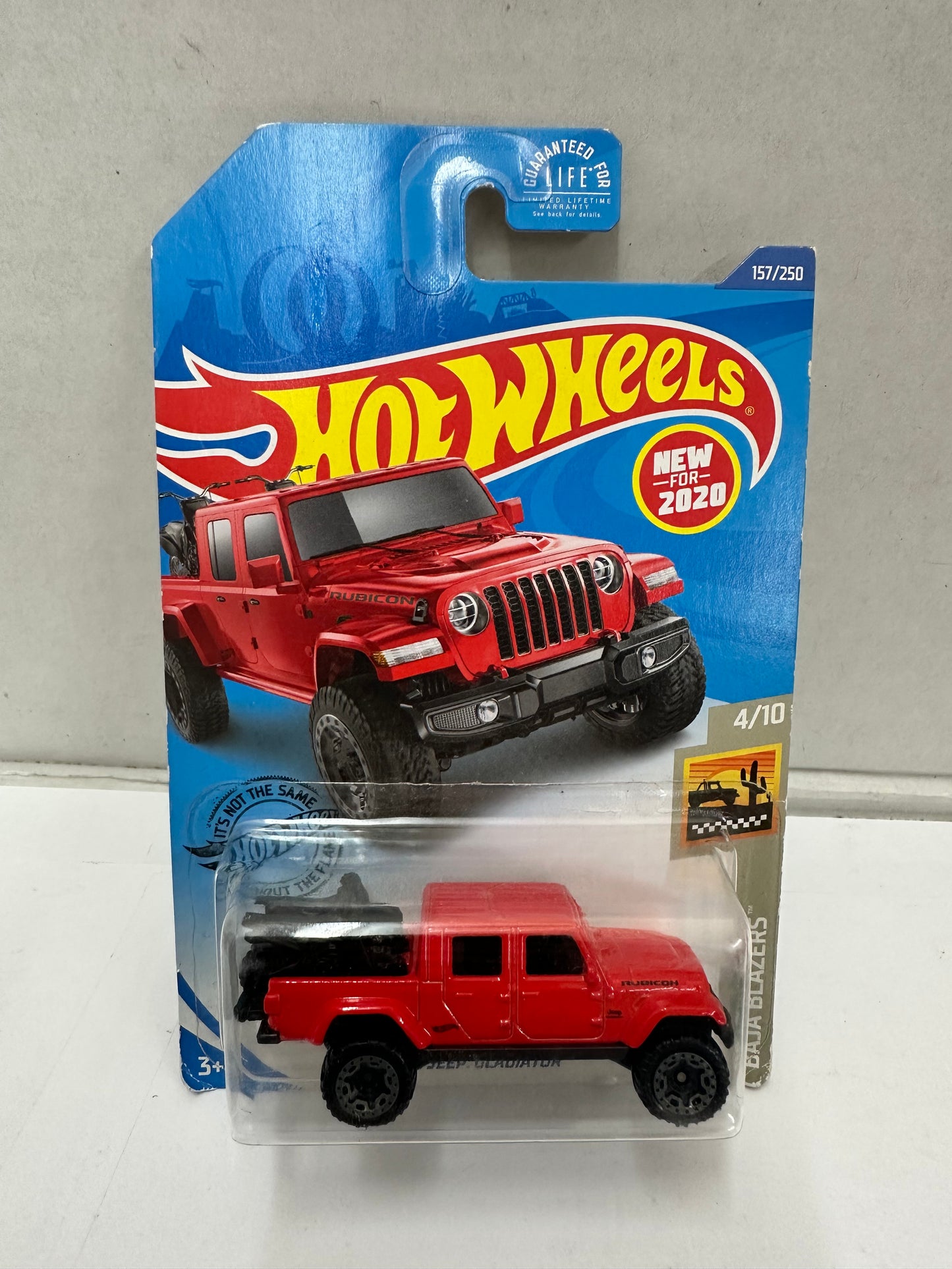 Hot Wheels Jeep Gladiator 2020 Red Baja Blazers Off-Road Truck Diecast 4/10