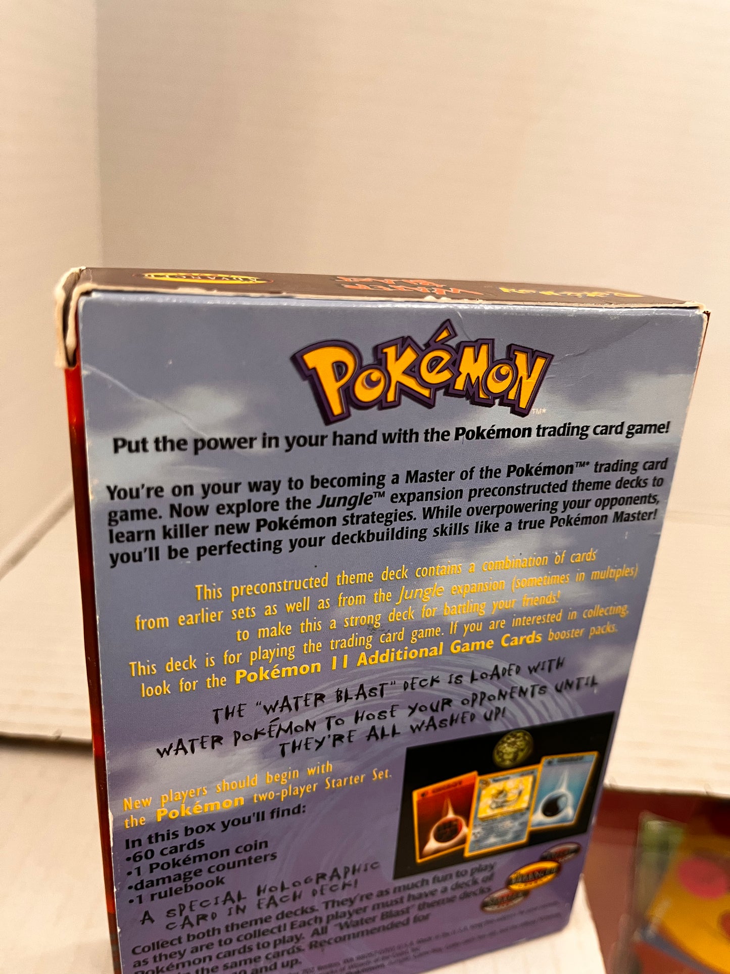 Pokémon 1999 Gift Set Water Blast Deck Jungle