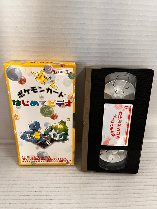 Pokemon Card Game Intro Pack VHS ONLY 1999 NTSC Japan