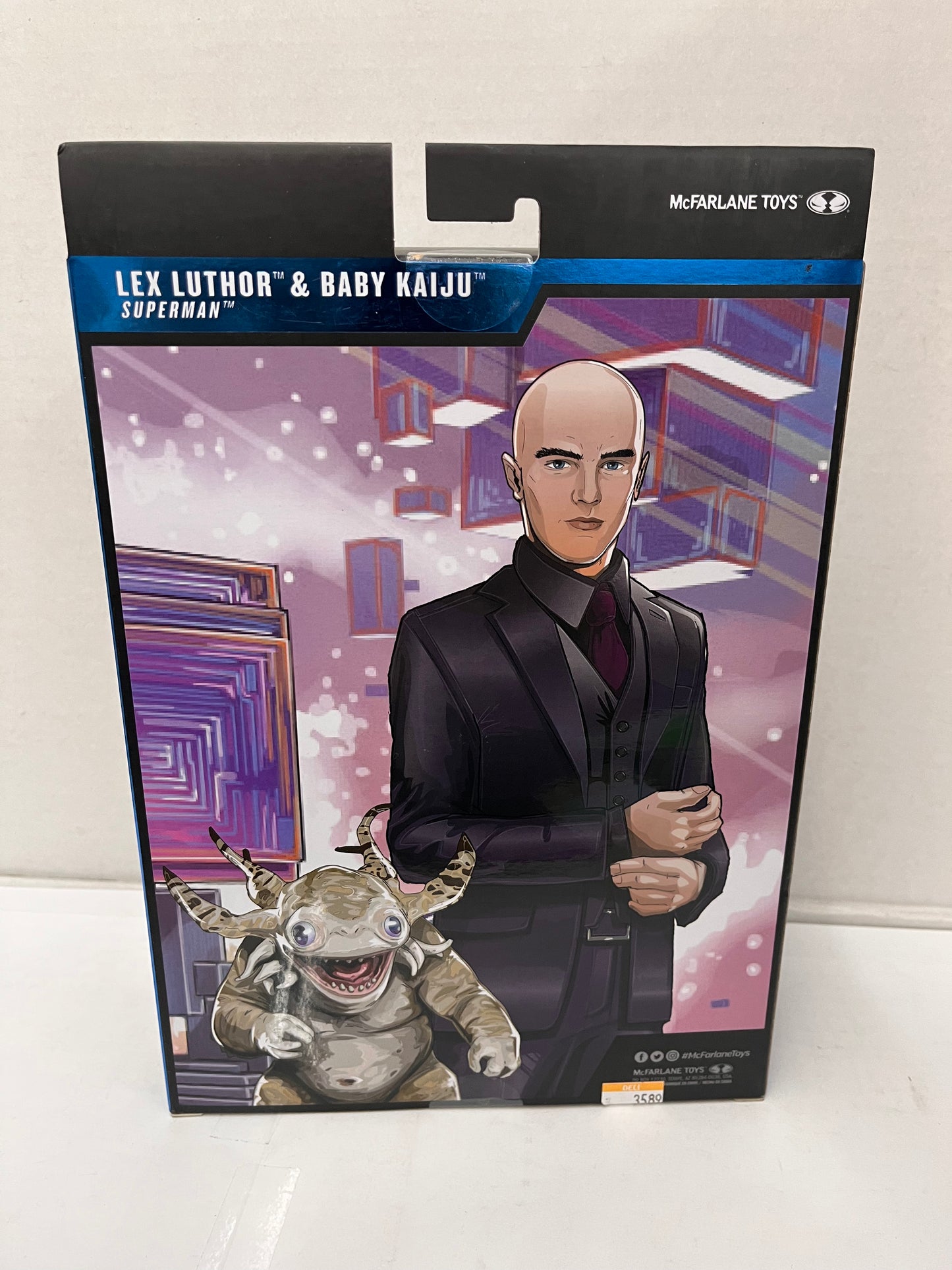 McFarlane DC Multiverse Lex Luthor & Baby Kaiju Superman Movie 7" New