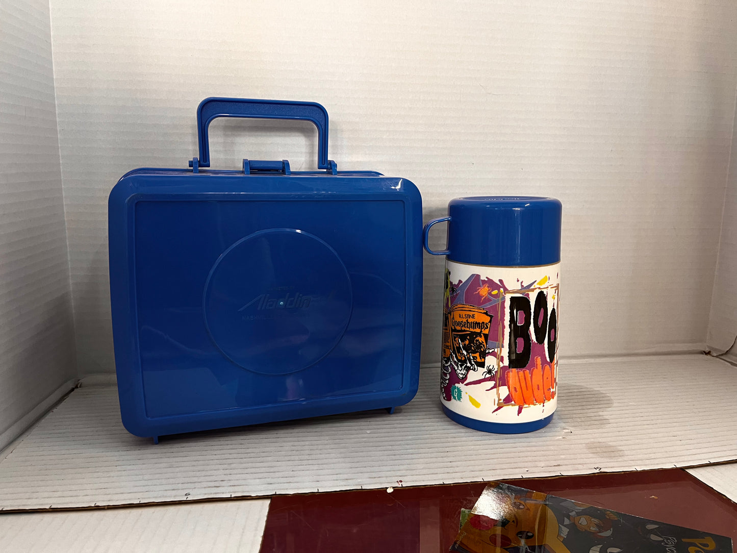 Vintage 1990s Goosebumps Plastic Lunchbox and Thermos