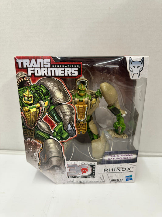 Transformers Generations Rhinox Voyager 30th Anniversary Beast Wars Complete
