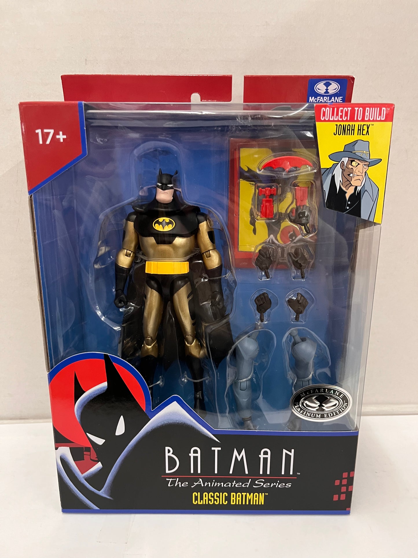 McFarlane Classic Batman 6" The Animated Series Platinum Edition Chase Jonah Hex