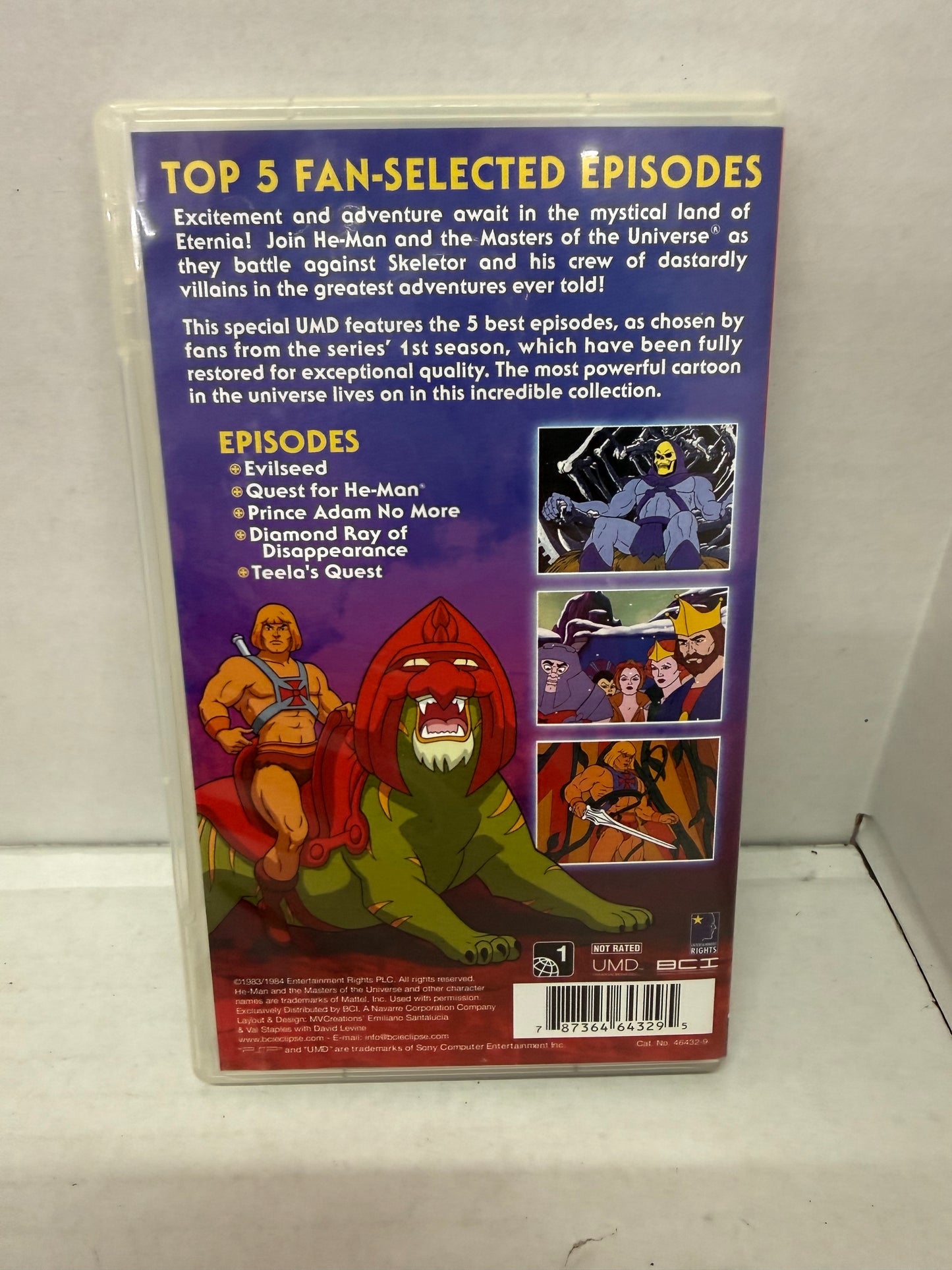 The Best of He-Man Top 5 Episodes: Season 1 (PSP) - CIB