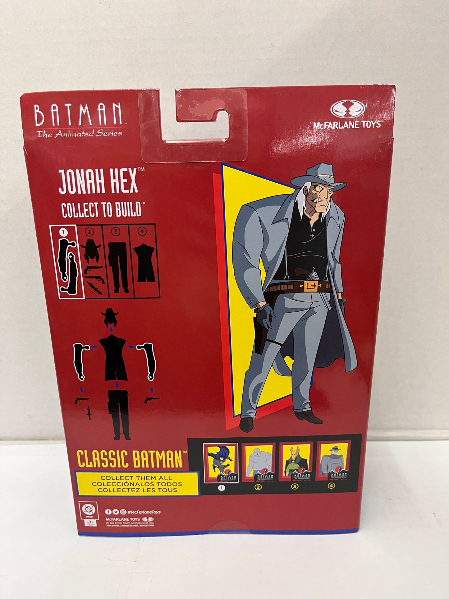 McFarlane Classic Batman 6" The Animated Series Platinum Edition Chase Jonah Hex