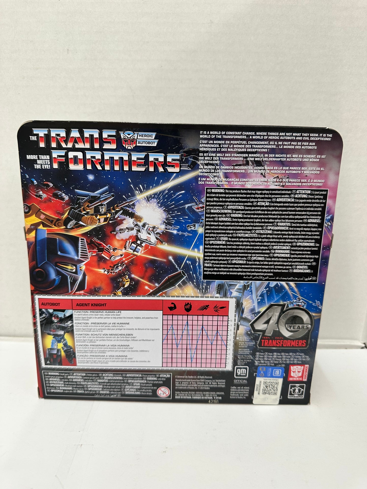 Hasbro Transformers Knight Rider x Transformers Autobot Agent Knight Figure