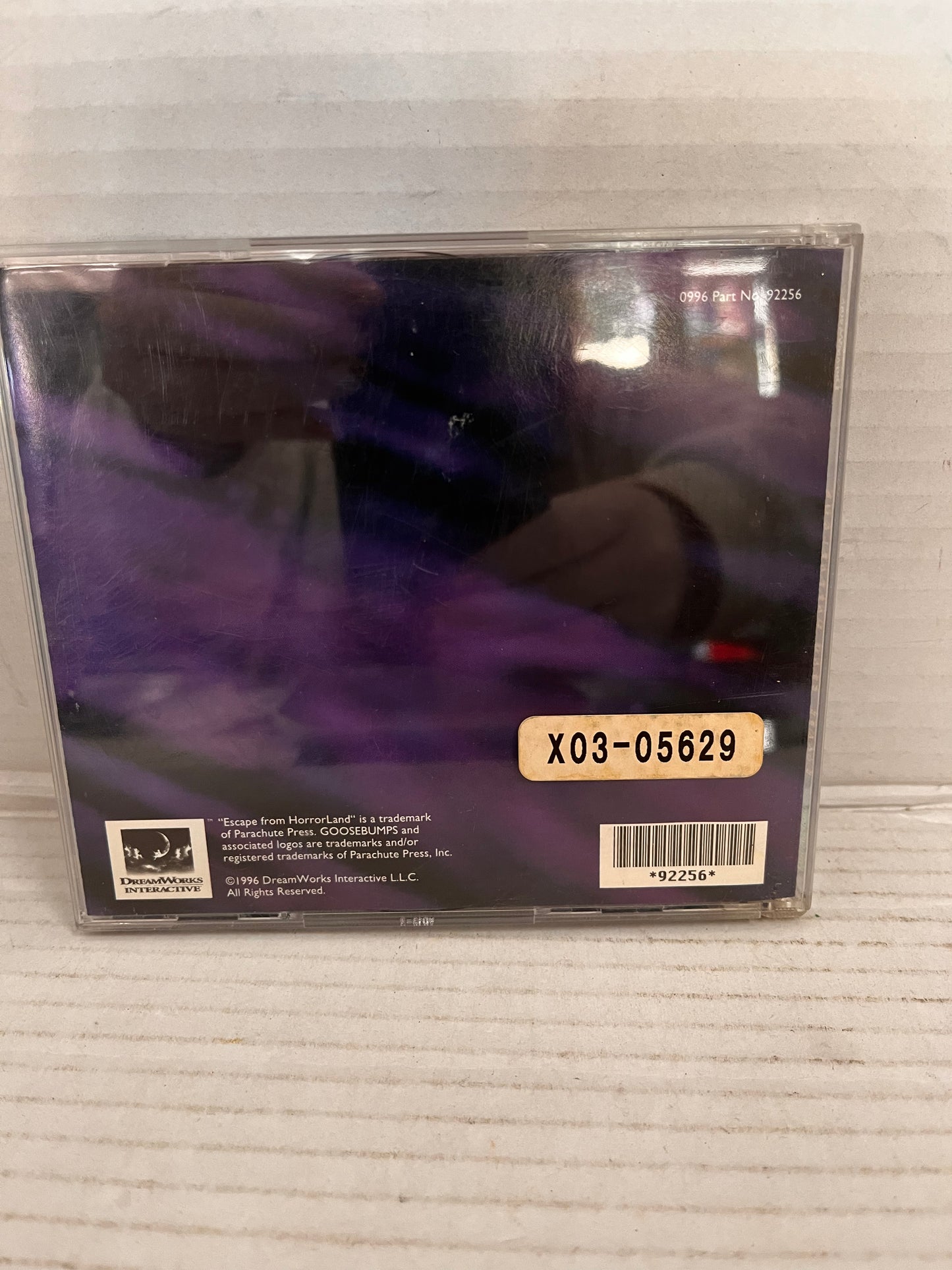 Goosebumps Escape from Horrorland 2-Disc PC CD-ROM 1996 Windows 95